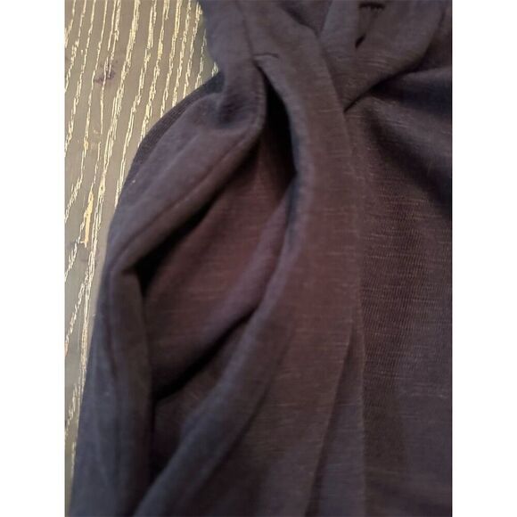 J Jill Women's M Cotton Blend Black Short Sleeve Peasant Dress Short Length - Picture 9 of 12